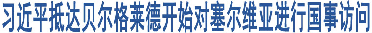 習(xí)近平抵達(dá)貝爾格萊德開(kāi)始對(duì)塞爾維亞進(jìn)行國(guó)事訪問(wèn)