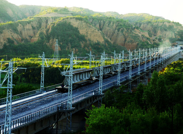 隰縣：中南鐵路員家莊特大橋（9張） 