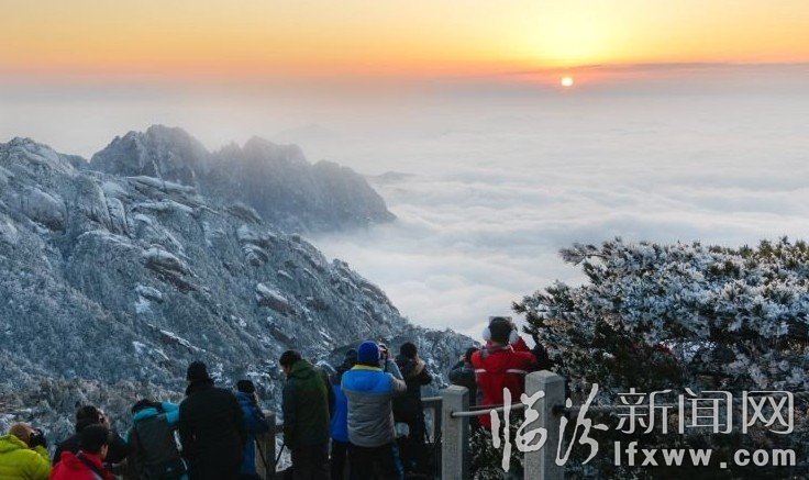 臨汾影友去黃山拍雪景